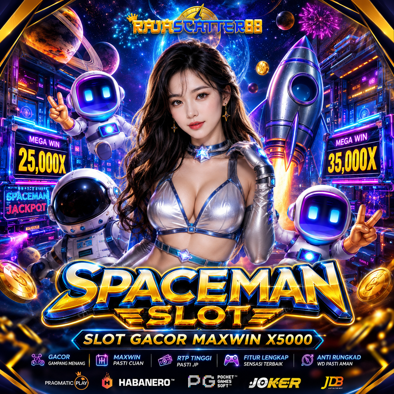 SPACEMAN 𓃗 Link Situs Spaceman Slot Gacor Maxwin Game Online Pragmatic Play x5000 Terbaru